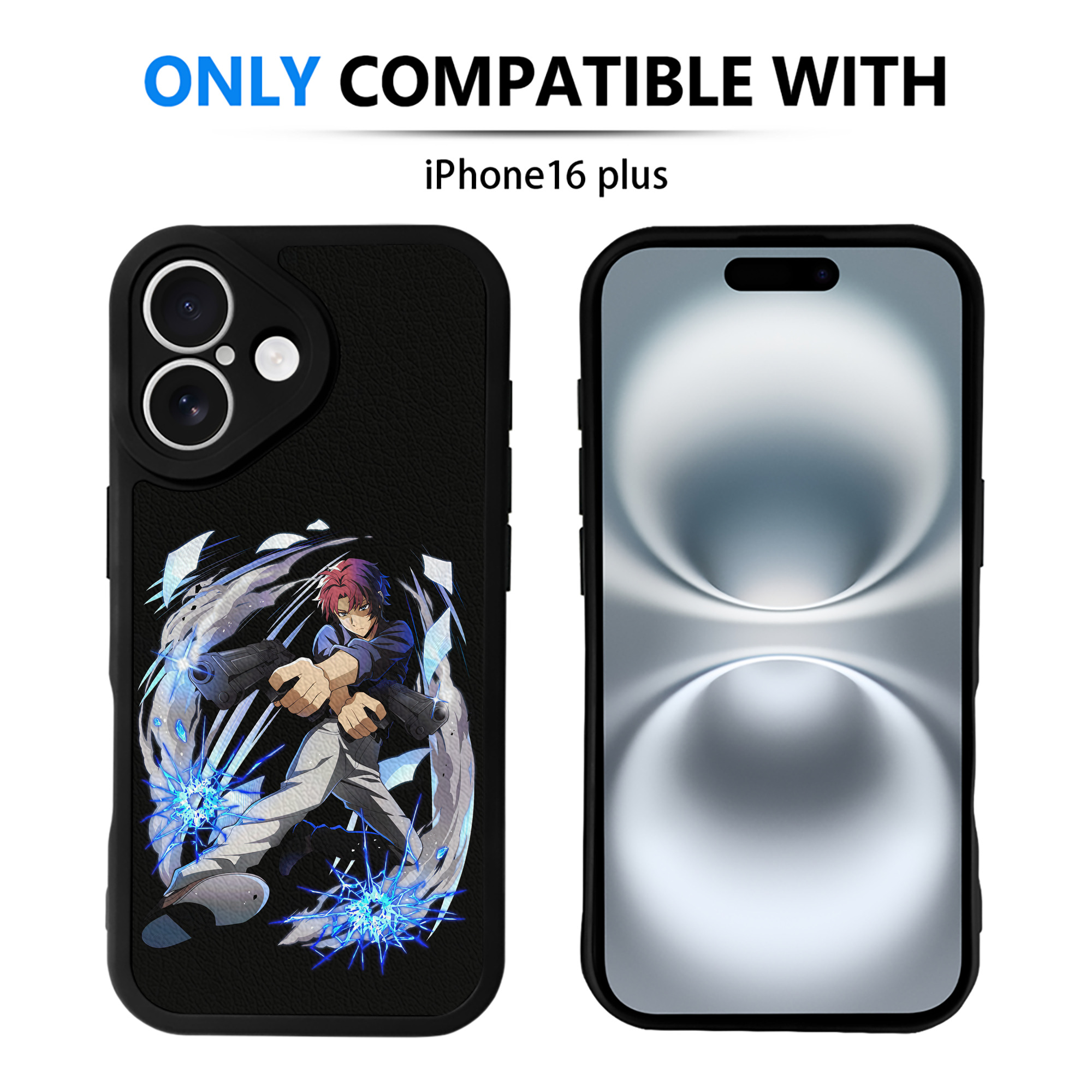 （画像用） 文豪ストレイドッグス Bungo Stray Dogs 【iPhone 16シリーズ対応】シリコンスマホケース（レザー調） 材質：シリコン
